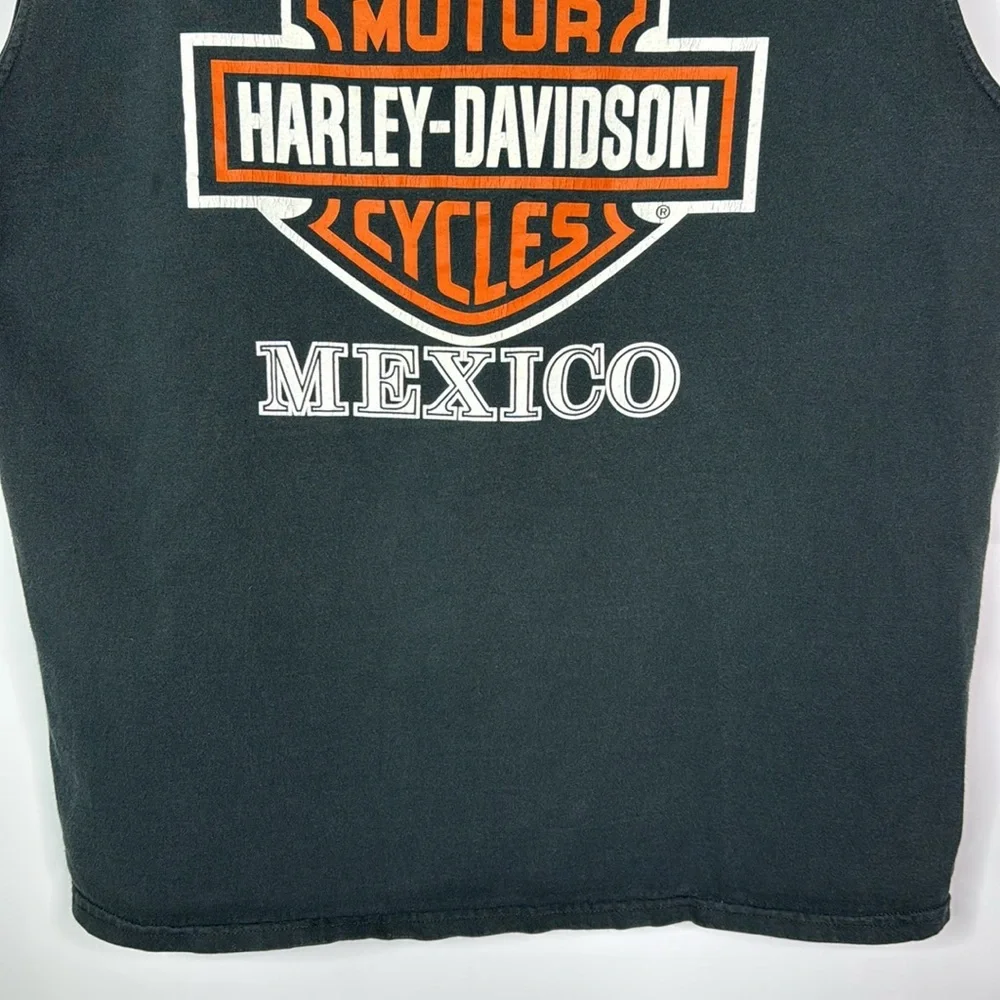 Vintage Harley Davidson Cancun, Mexico Sleeveless Shirt XXL